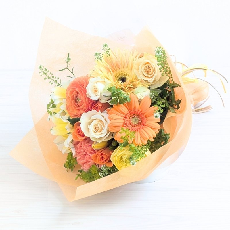 花束ギフト｜手書きメッセージカード付きフラワーギフト