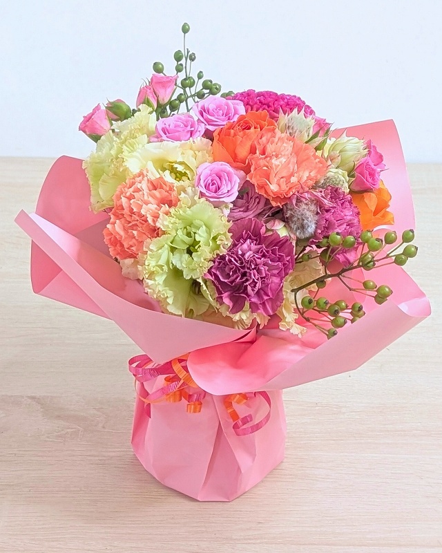 自宅お見舞いの花 アレンジメント・花束 お届け実例