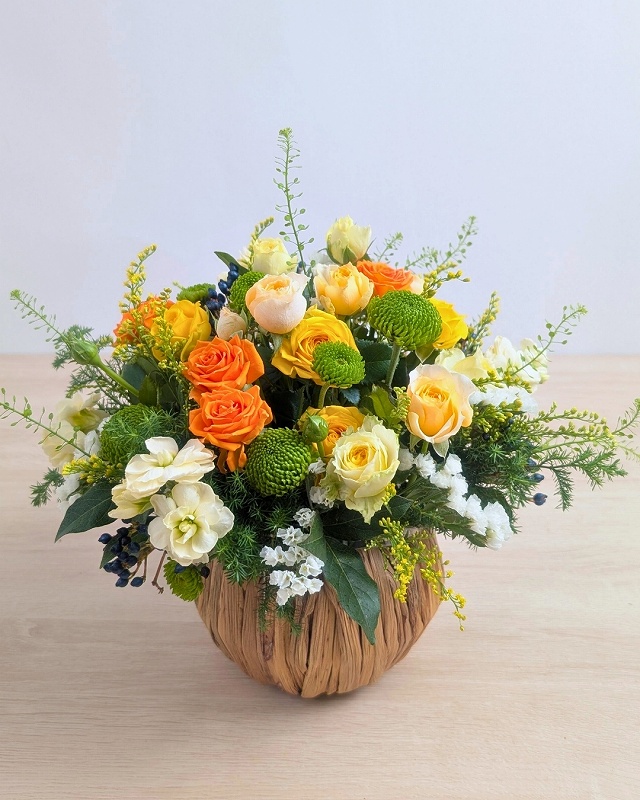 出版記念・上梓祝いの花 アレンジメント お届け実例