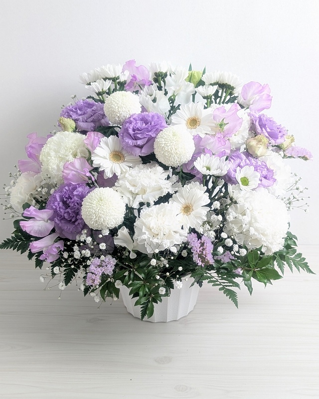 一周忌の花 アレンジメント・花束 お届け実例
