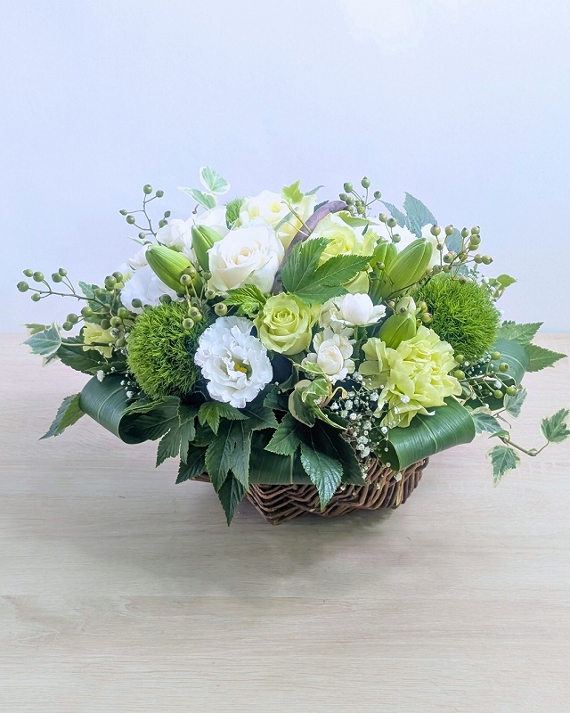 お盆の花 アレンジメント・花束 お届け実例