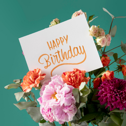 誕生日のお花｜バースデーに贈る花束・アレンジメント