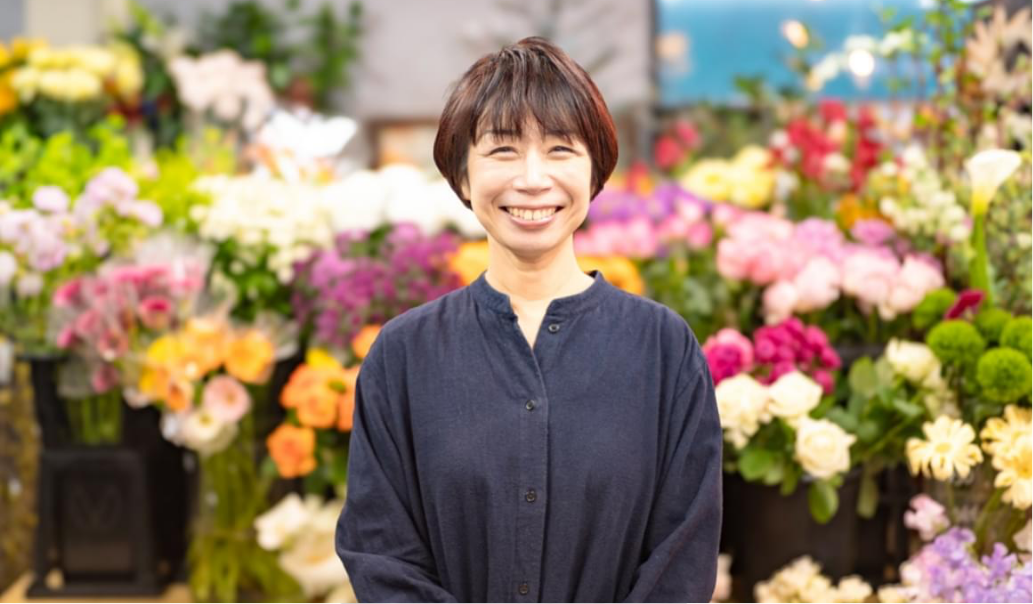 Hanaimo店主 フラワーギフト通販暦２５年のフラワーデザイナー