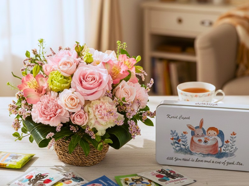 紅茶と花の贈り物