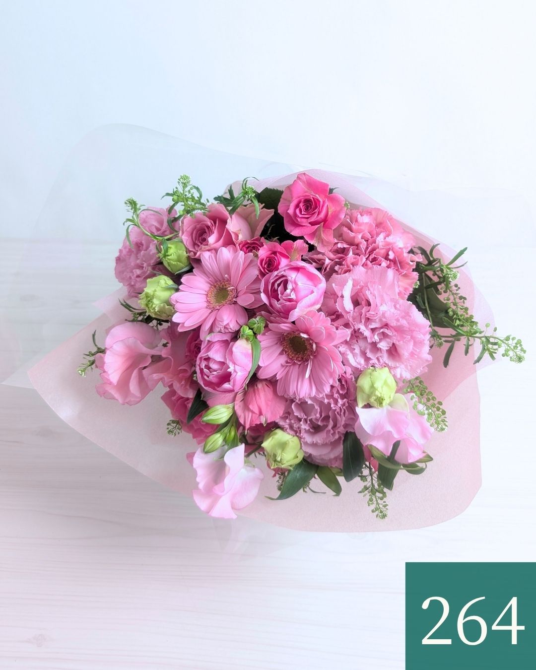 【ルージュ・ローズ系】深紅・濃いピンク・薔薇色・情熱的で大人な花束・「ルージュ」 おしゃれな MS｜おしゃれな花束・アレンジ通販【最短翌日着】｜花以想（はないも）