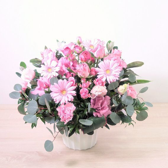 落成祝いの花・竣工祝いの花。会社・取引先に贈るお祝い花・お祝いアレンジメント フラワーギフト