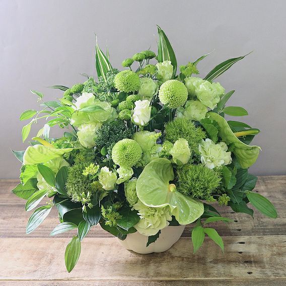 落成祝いの花・竣工祝いの花。会社・取引先に贈るお祝い花・お祝いアレンジメント フラワーギフト