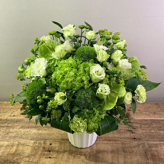 落成祝いの花・竣工祝いの花。会社・取引先に贈るお祝い花・お祝いアレンジメント フラワーギフト