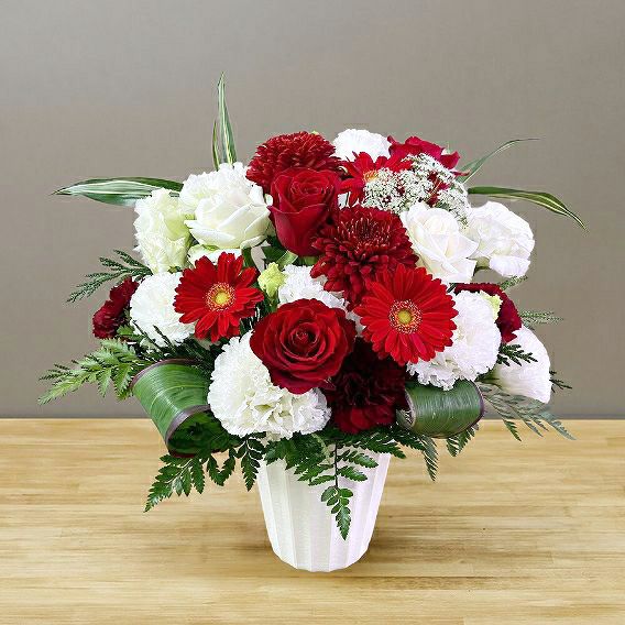 落成祝いの花・竣工祝いの花。会社・取引先に贈るお祝い花・お祝いアレンジメント フラワーギフト