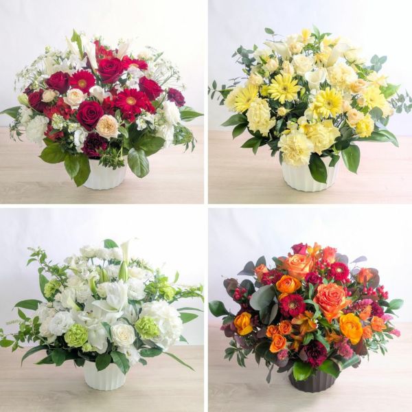 誕生日祝いのお花。20歳、30歳、50歳、60歳、70歳の誕生日のお祝いに贈るフラワーギフト。