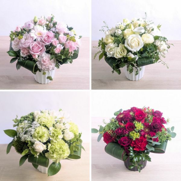 誕生日祝いのお花。20歳、30歳、50歳、60歳、70歳の誕生日のお祝いに贈るフラワーギフト。
