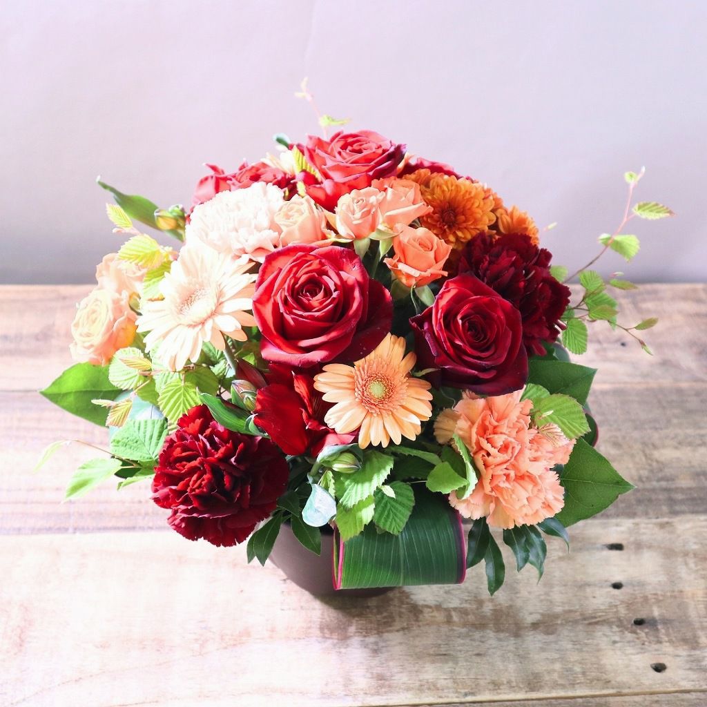 結婚記念日のお花。両親（父母）の結婚記念日・夫婦の結婚の周年に贈る花。フラワーギフト