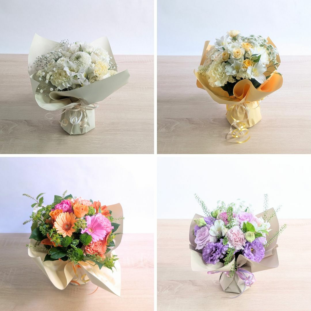 ７回忌・七回忌のお供え花。家族や友人の七回忌法要、実家に贈るお供え用のアレンジメント