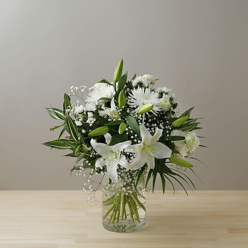 キリスト教のお供え花。クリスチャンのお花、お別れ会・一年祭に贈るお供え用アレンジメント