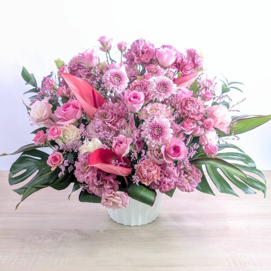 自宅療養中のお見舞い花。療養中、家で休職中の人へ贈るお花の贈り物。フラワーギフト