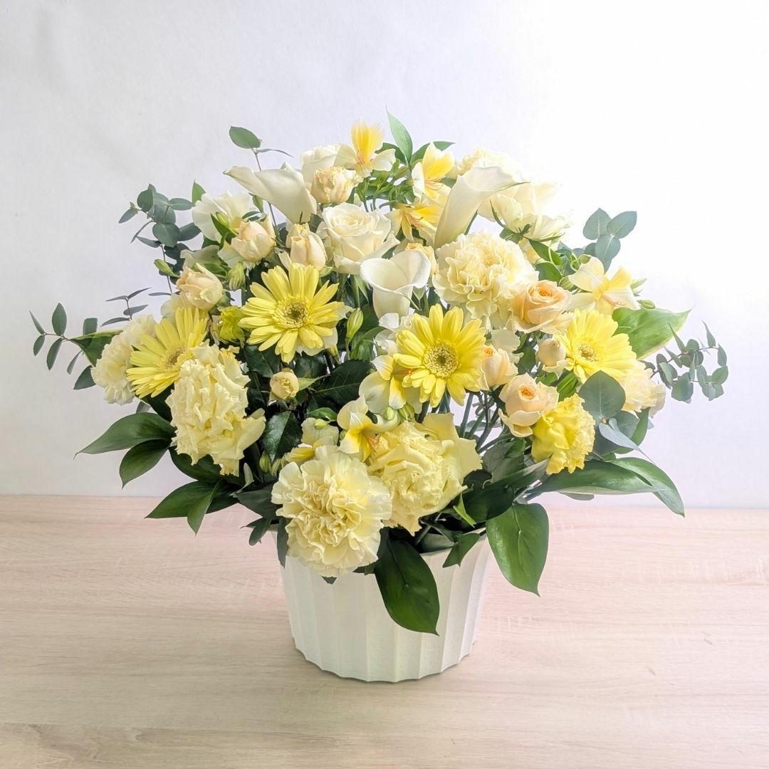 自宅療養中のお見舞い花。療養中、家で休職中の人へ贈るお花の贈り物。フラワーギフト