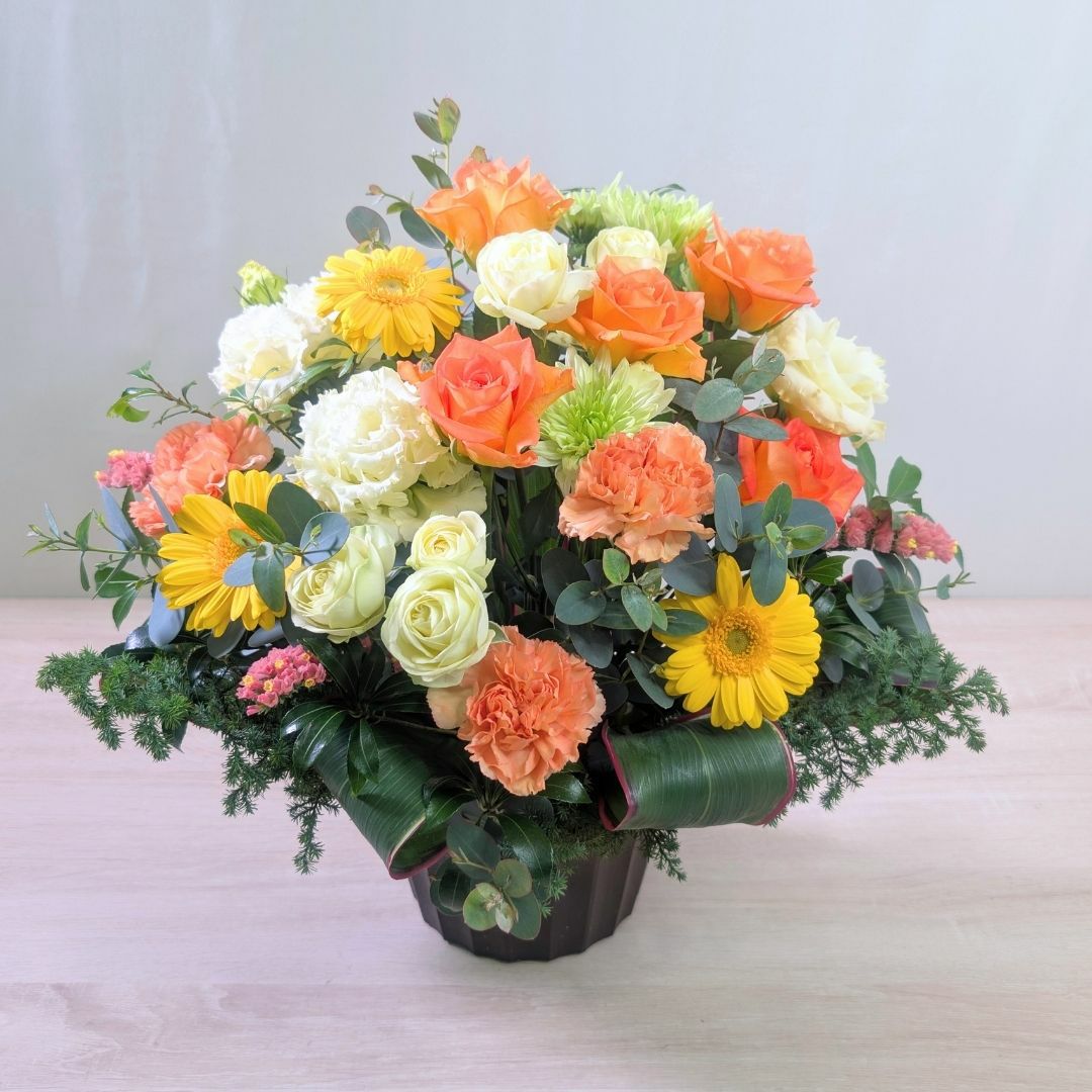 自宅療養中のお見舞い花。療養中、家で休職中の人へ贈るお花の贈り物。フラワーギフト