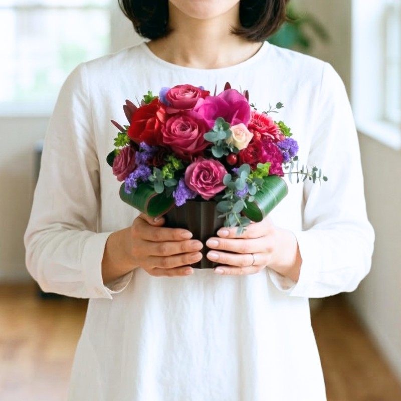 【いますぐ】花ギフト 7800円（送料税込）｜おしゃれな花束・アレンジ通販【最短翌日着】｜花以想（はないも）