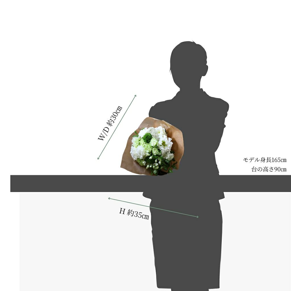 お祝い花束・お洒落に贈ります・リクエストOK】花束 S｜おしゃれな花束