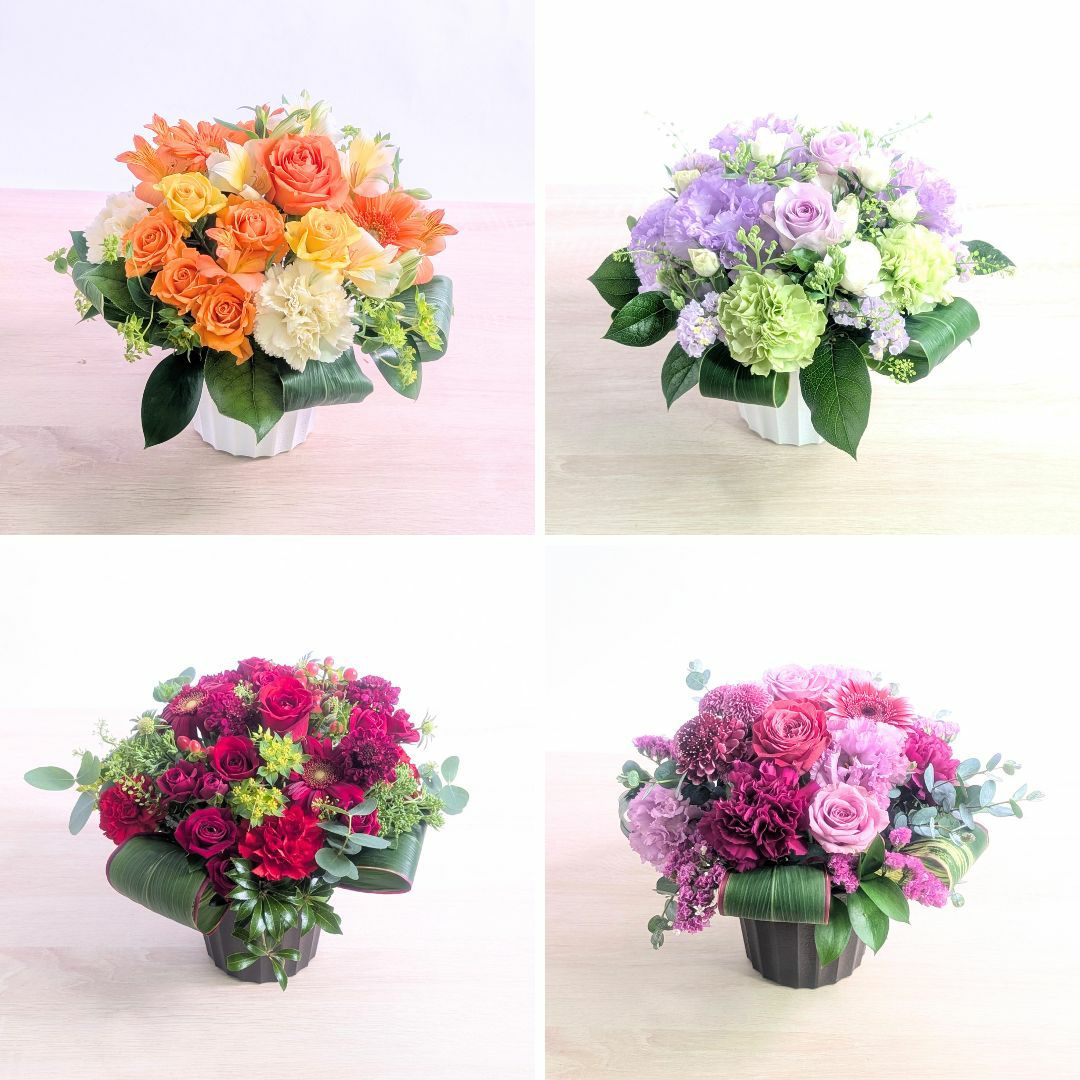 【お花の色選択OK・かわいい花ギフト】かわいいアレンジメント　Sサイズ  | 東京花屋｜お花のプレゼント・お花ギフト 通販｜フラワーギフト 花以想（はないも）