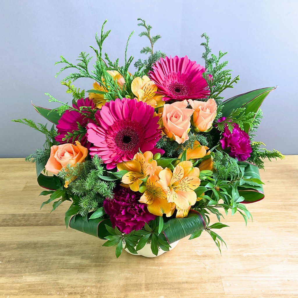 クリスマスギフト　クリスマスアレンジメント　Xmasに贈るお花のプレゼント