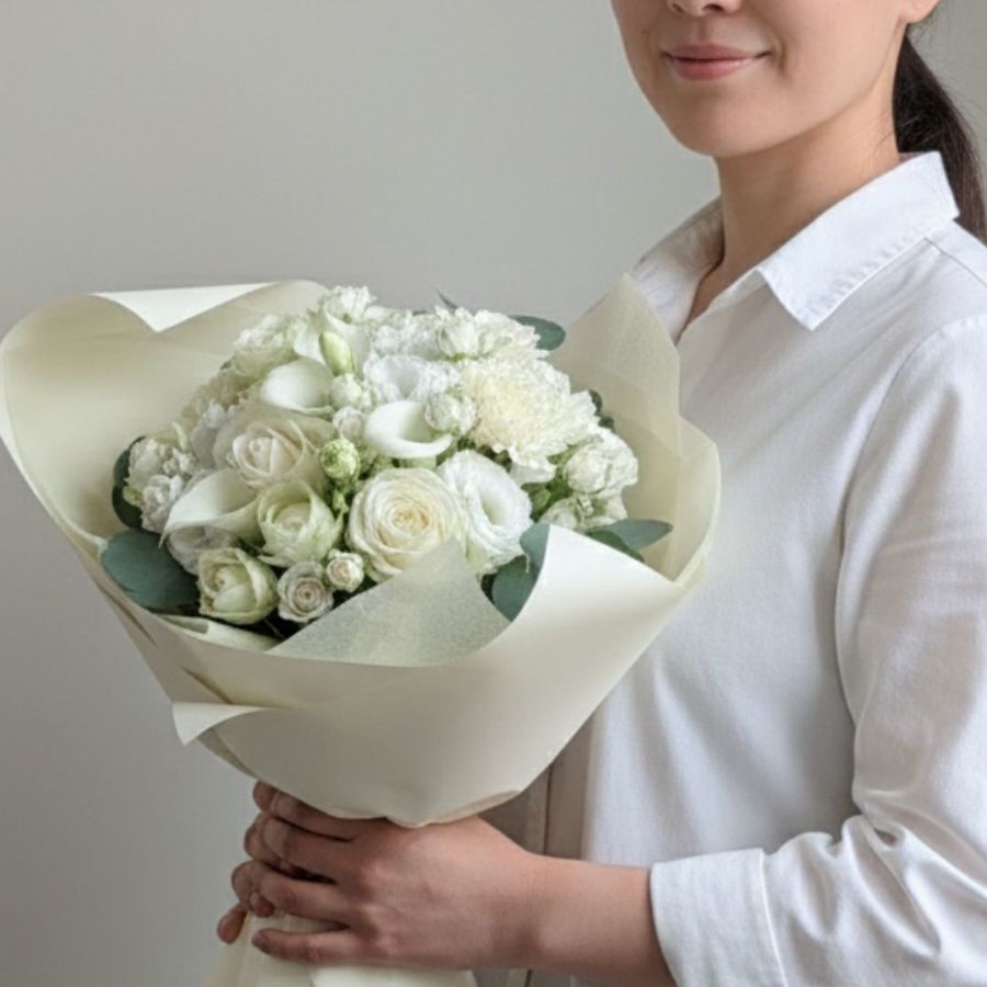 【命日 仏壇 法要用◎季節のおまかせ】お供えの花束