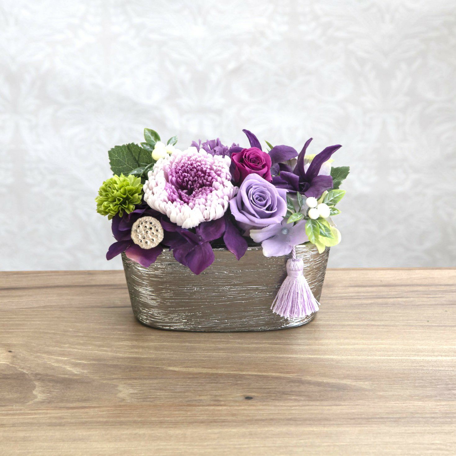 お供えに贈る花　お供え用 プリザーブドフラワー 仏壇用の花　枯れないお花