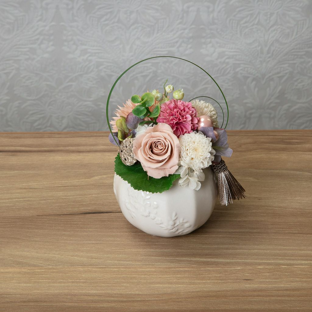 お供えに贈る花　お供え用 プリザーブドフラワー 仏壇用の花　枯れないお花