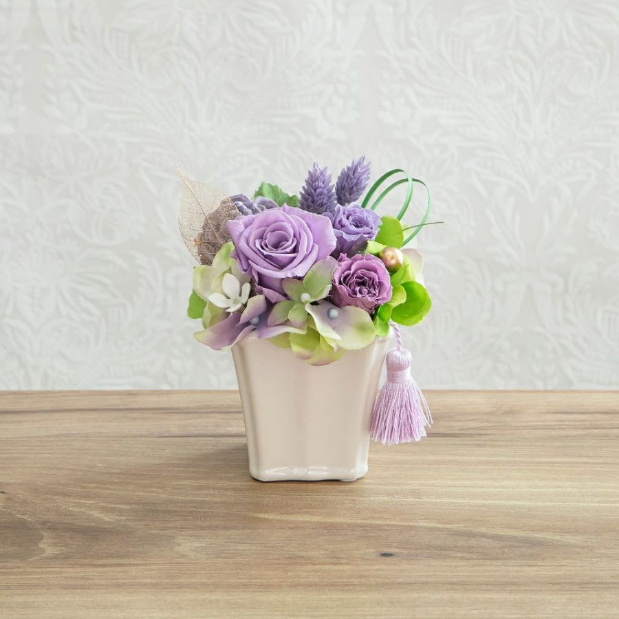 お供えに贈る花　お供え用 プリザーブドフラワー 仏壇用の花　枯れないお花