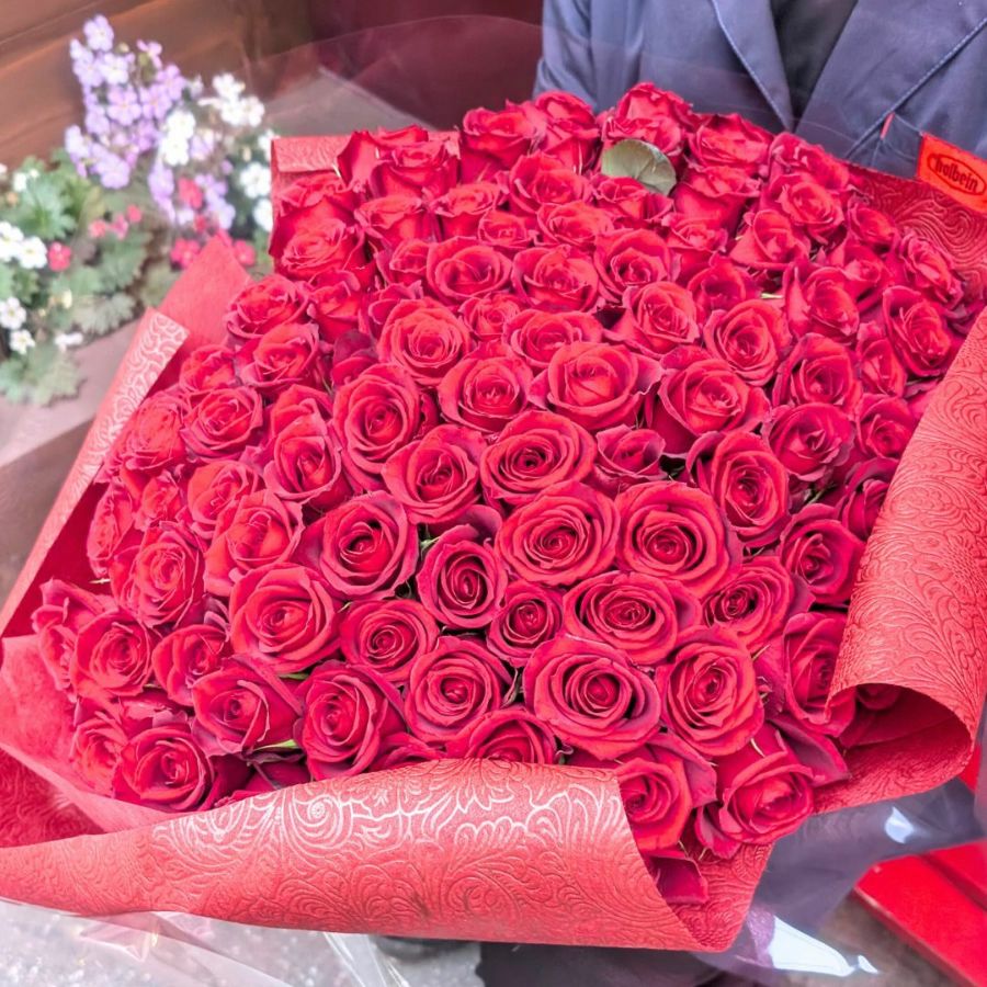  【プロポーズ花束◎薔薇の花ギフト】108本のバラの花束