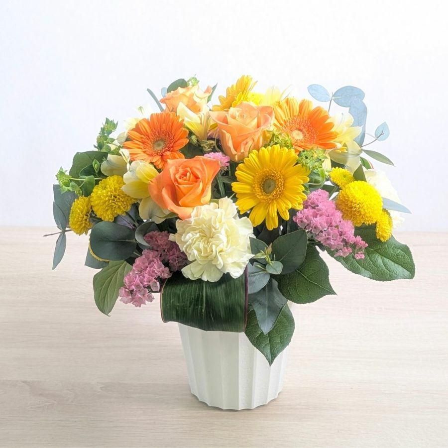 米寿88歳を祝う花。長寿祝いの花束・アレンジメント 。父母・祖父母に喜ばれるお花の贈り物