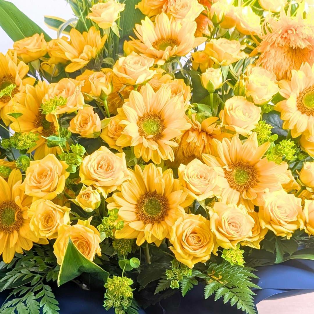夏限定・ひまわりアレンジメント】Vermeer（フェルメール） | 東京花屋