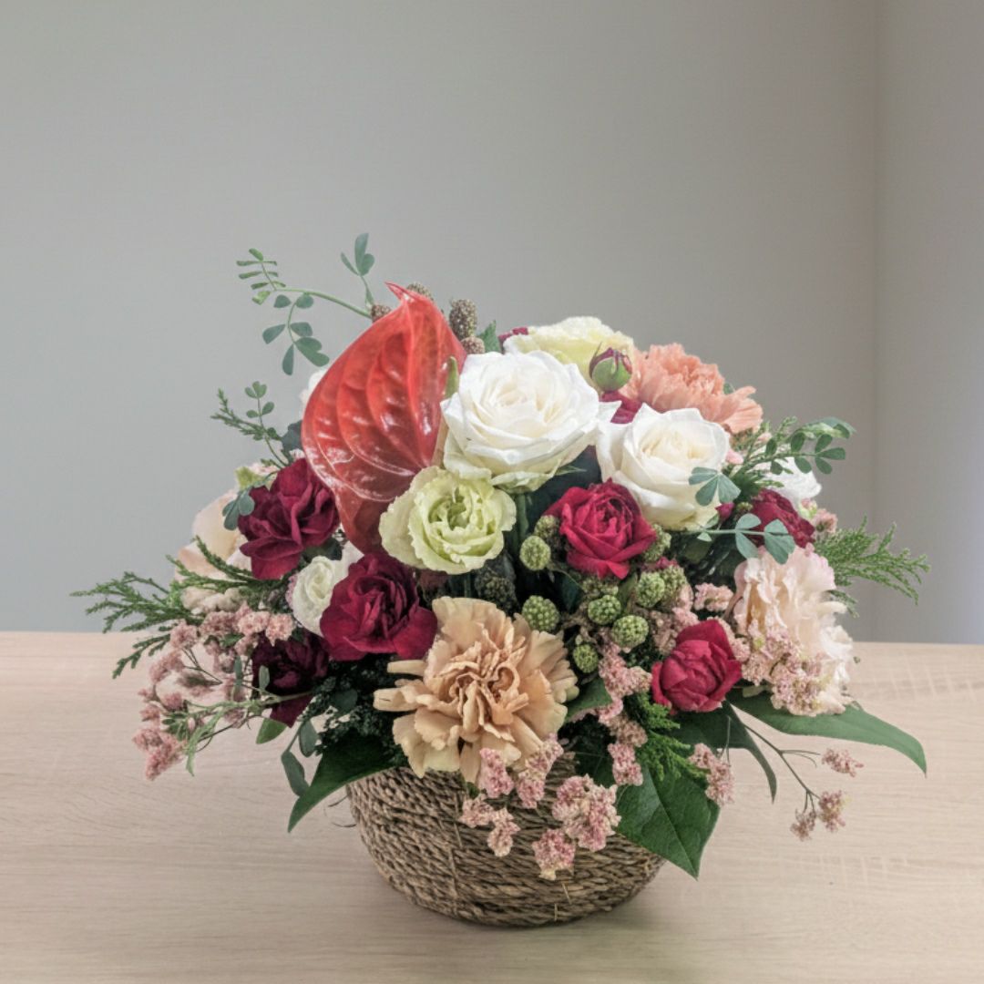 誕生日・記念日に贈る花。花屋におまかせアレンジメント・花束