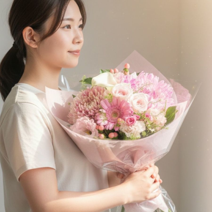 誕生日・記念日に　選ばれる花ギフト　花屋・プロにおまかせ花束