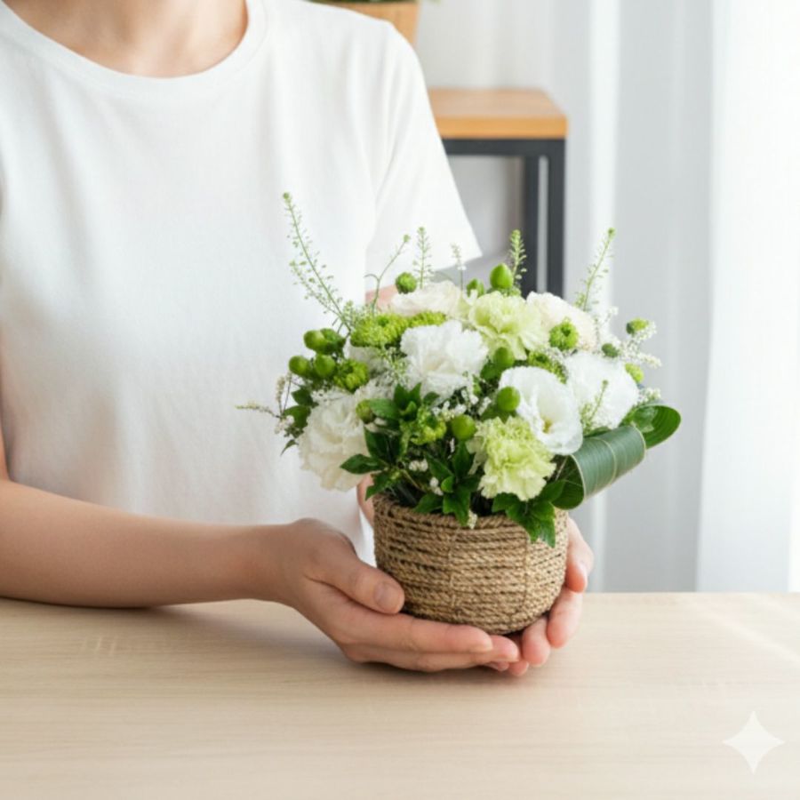 誕生日・記念日に　選ばれる花ギフト　花屋・プロにおまかせアレンジメント