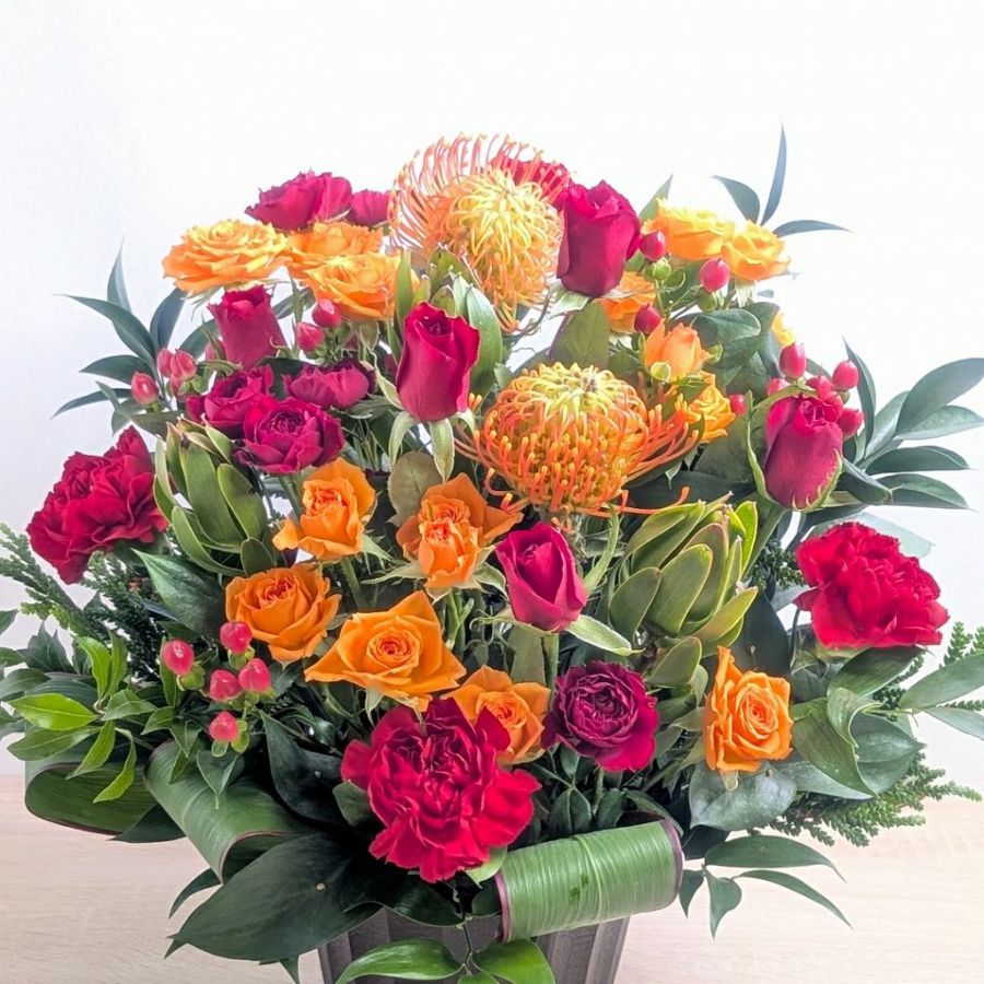 卒寿祝いの花。90歳の誕生日プレゼントに贈る花束・アレンジメント・お花のプレゼント