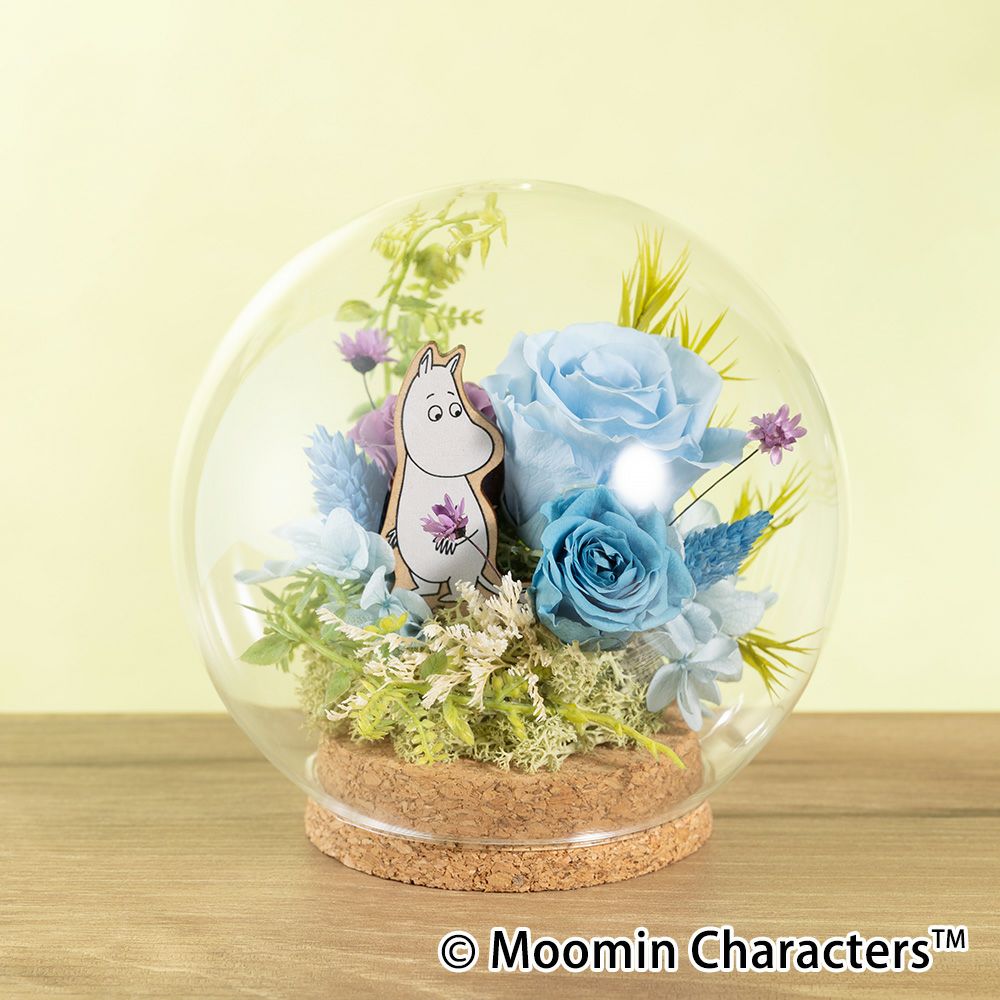 プリザーブドフラワー　ムーミンのお花