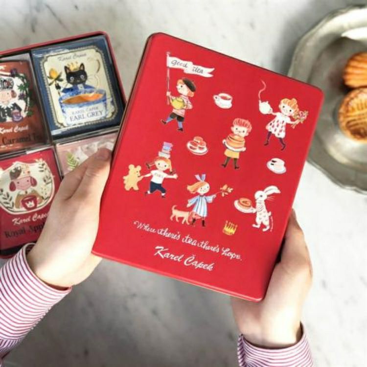 かわいい嬉しいたのしいギフト】カレルチャペック紅茶セット「ラバーズ